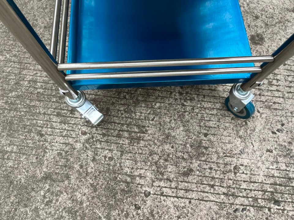 Discounted Tro-Kf3030 3 Layer Durable Stainless Steel Medical Treatment Cart Hospital Nursing Dressing Trolley