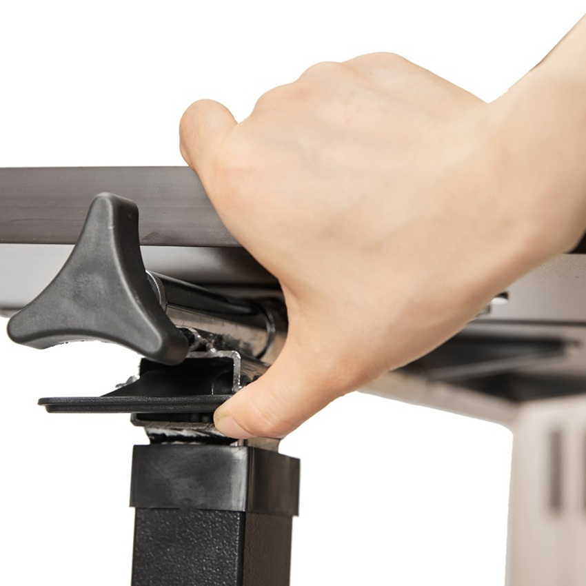 Medical-Grade Portable Overbed Table with Dual Tabletops China Manufacture