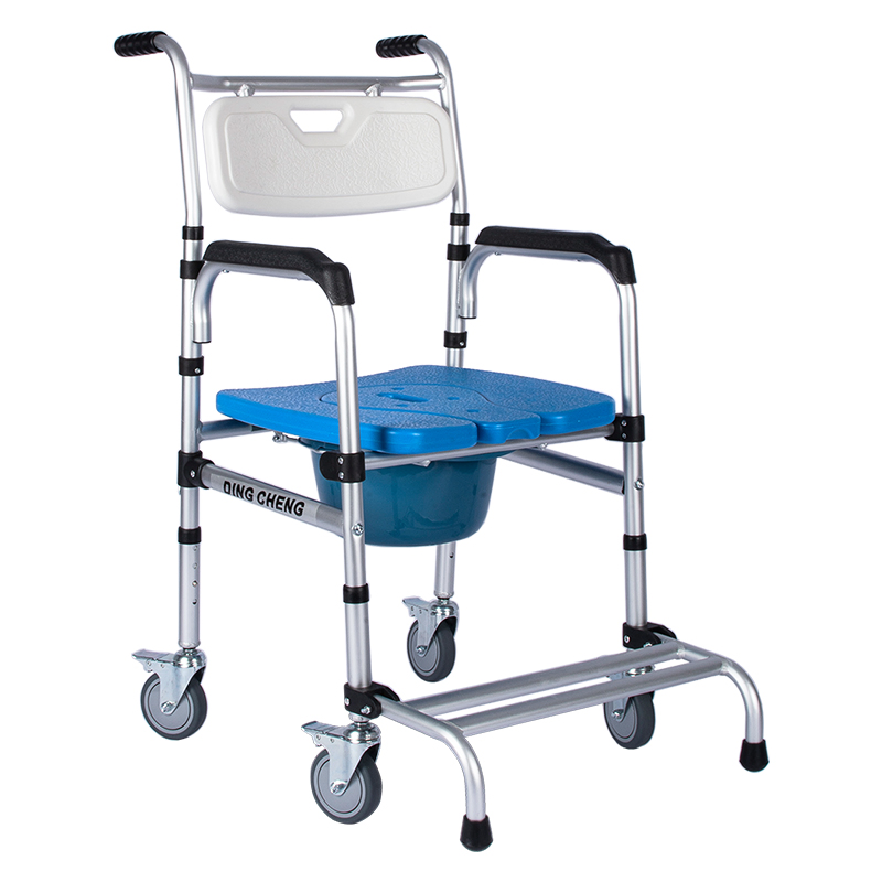 Dl-6022 Elderly Toilet Stool &amp; Bathing Shower Seat for Wholesale Multifunctional Mobile Commode Chair