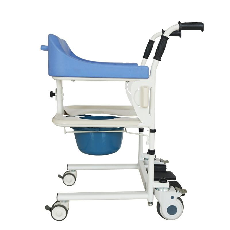Transfer Lift Portable Patient Lifter Hoist Commode Chair for Elderly