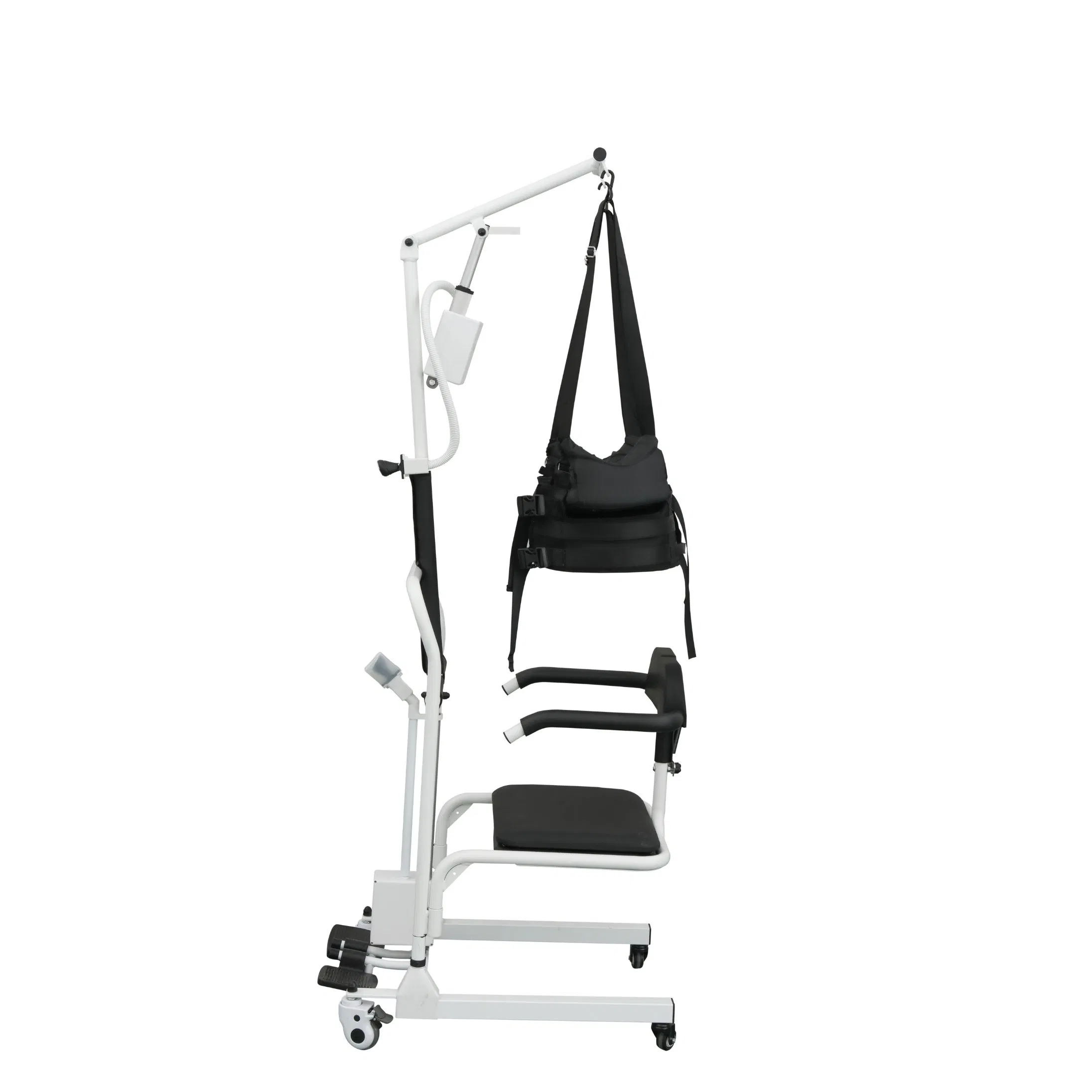 Home Use Aluminium Mobile Sollevatore Patient Folding Electric Patient Lift and Transfer Help The Disabled Toilet and Change