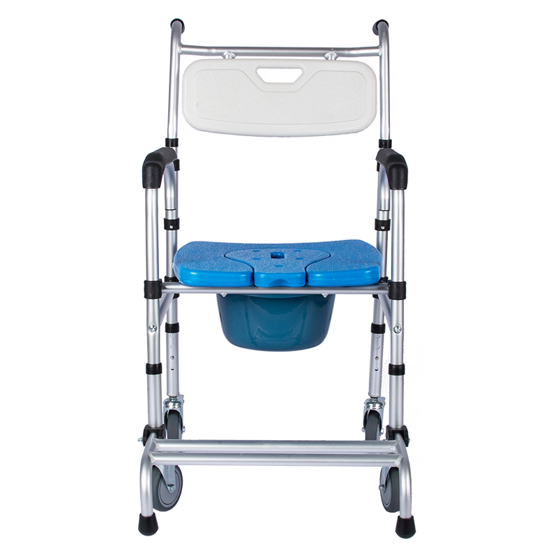 Dl-6022 Elderly Toilet Stool &amp; Bathing Shower Seat for Wholesale Multifunctional Mobile Commode Chair
