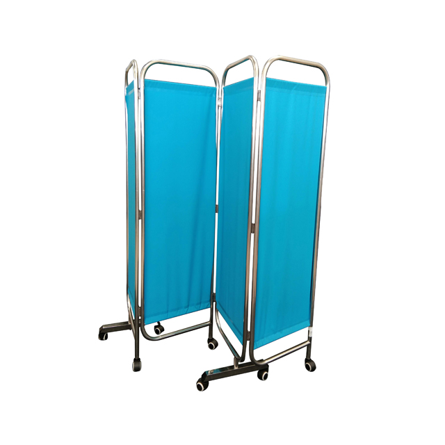Dental 4 Folding Panels Hospital Folding Medical Privacy Screen Cloth
