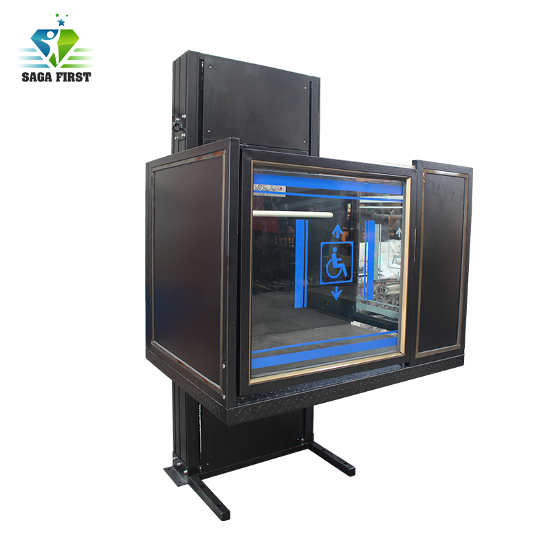 1-6m 250kg Cheap Indoor Outdoor Vertical Electric Wheelchair Lift for The Disabled Elderly Patient