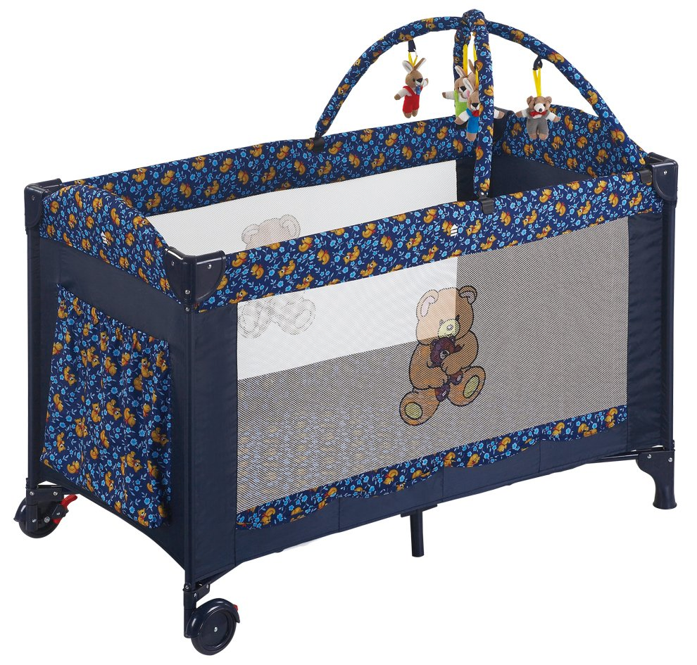 Lightweight Foldable Baby Travel Crib Playpen Portable Infant Travel Cot Crib for Toddler Newborn