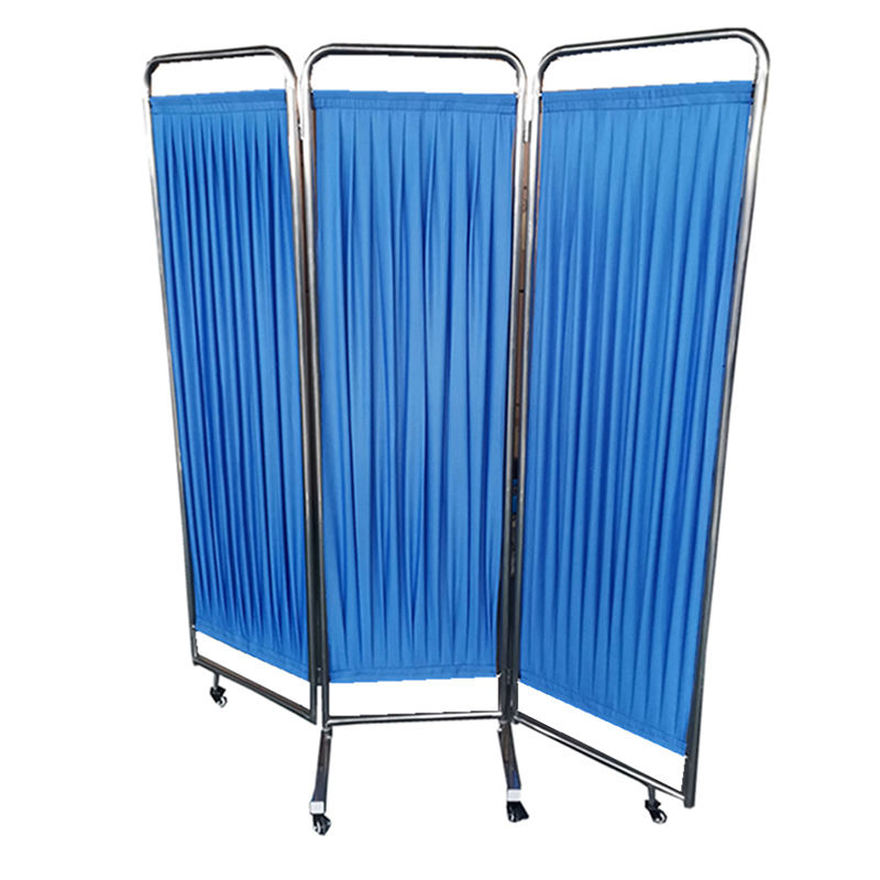 Hospital Stainless Steel 3 Folding Bed Screen Medical Bedroom Divider Foldable Privacy Screens Price