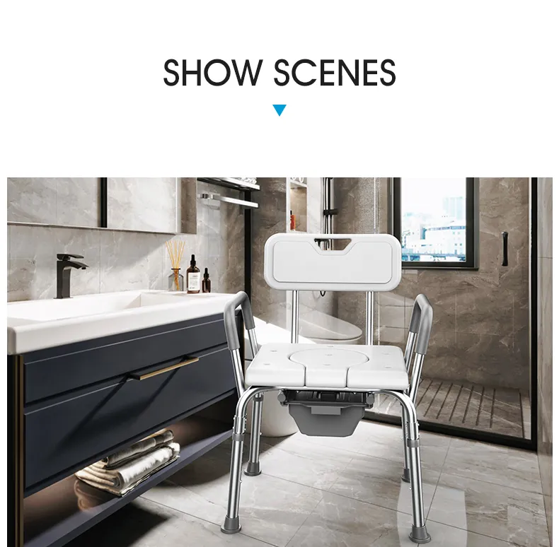 Shower Commode Chair Detail 13