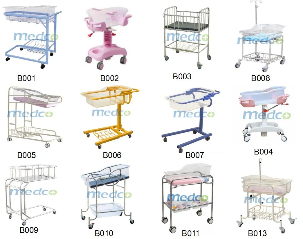 Adjustable Infant Medical Baby Cot Hospital Crib with Ce&ISO Proved