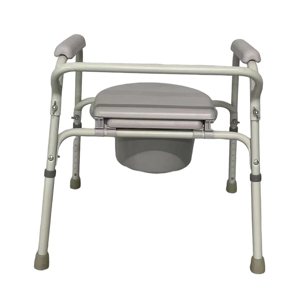 Tilt-in-Space Aluminum Fold Lift Transfer Shower Toilet Sit Lavatory Bath Potty Post-Surgery Recovery Commode Chair for Pregnant Women's/Disabled/Elderly/Adult