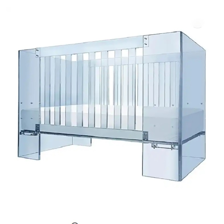 Premium Transparent Acrylic Crib for Safe Infant Sleep Solutions