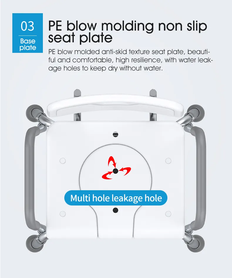 Shower Commode Chair Detail 7