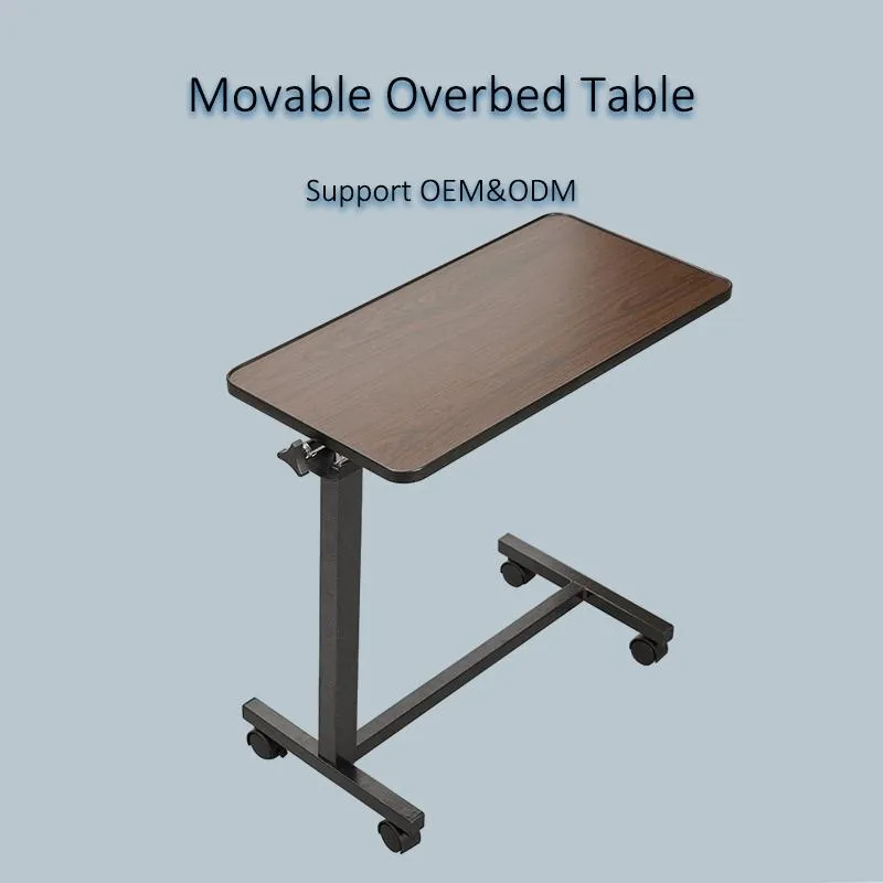 Medical Bedside Overbed Table