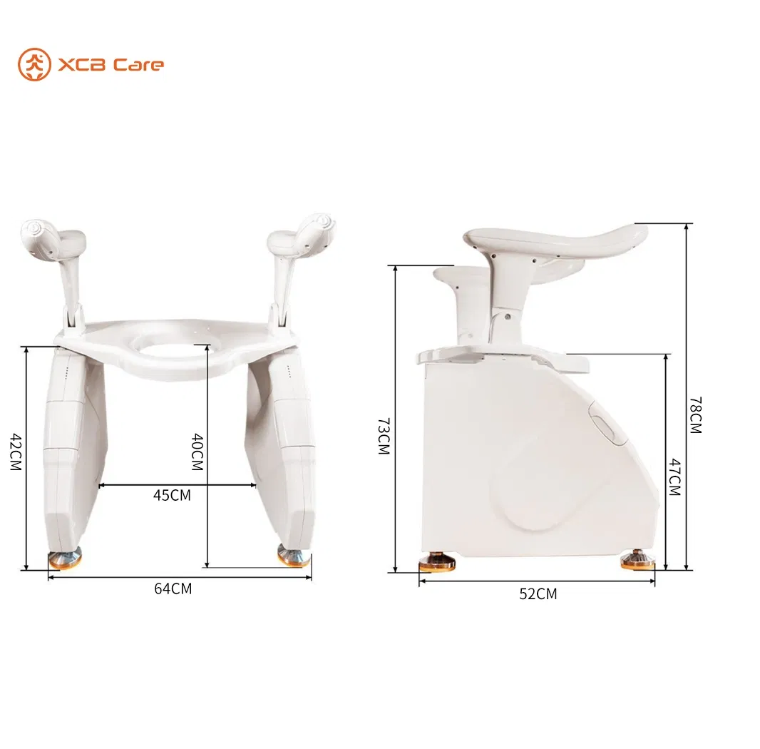 Economy Commode Chair with Arms – Basic Support for Disabled