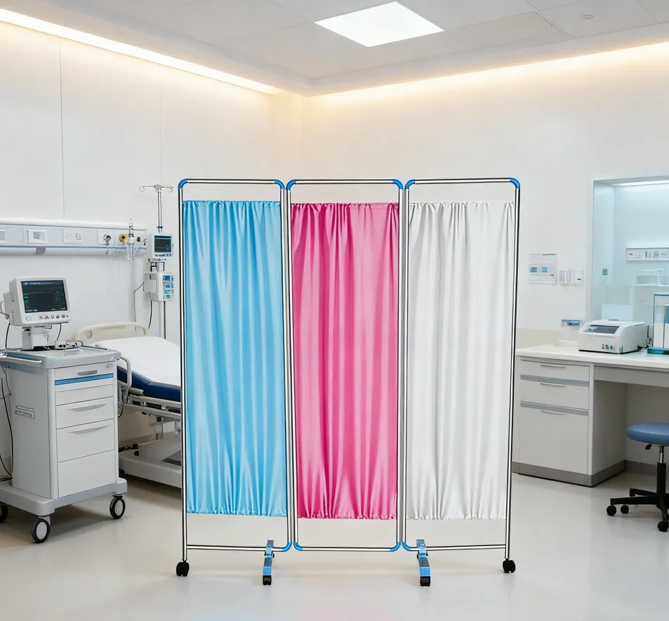 4 Folding Medical Ward Screen Detail 2