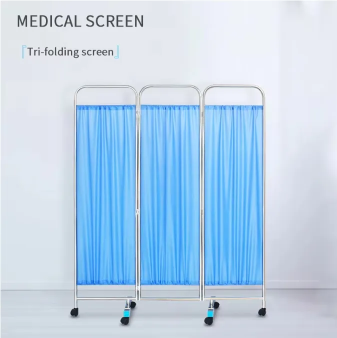 Folding Ward Screen Blue