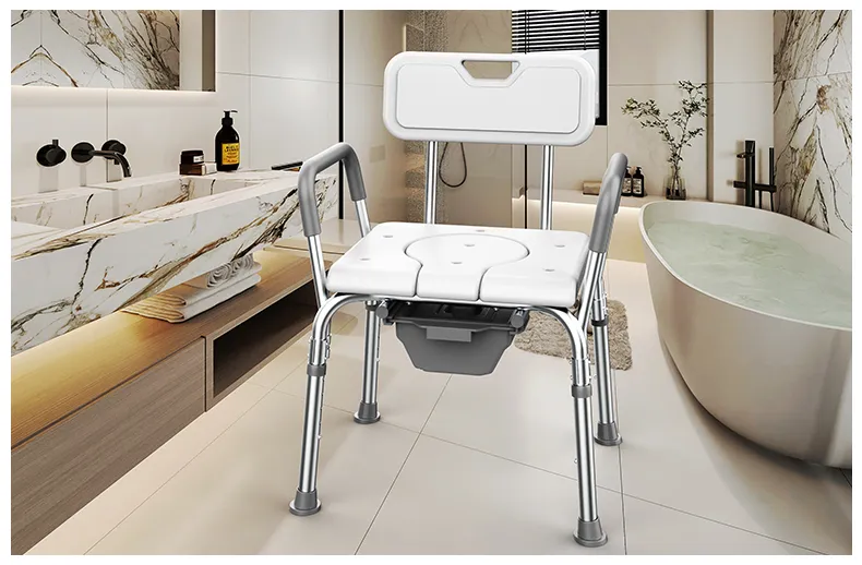 Shower Commode Chair Detail 14