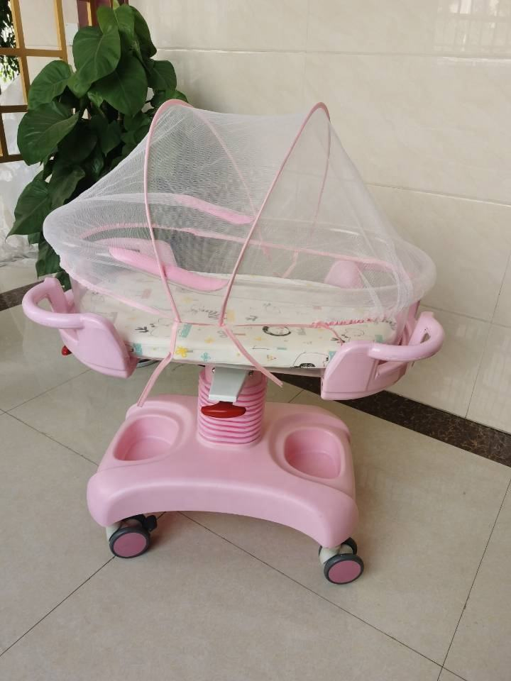 ABS Ib-7003 Medical Hospital Mobile Children Infant Baby Crib with Mattress