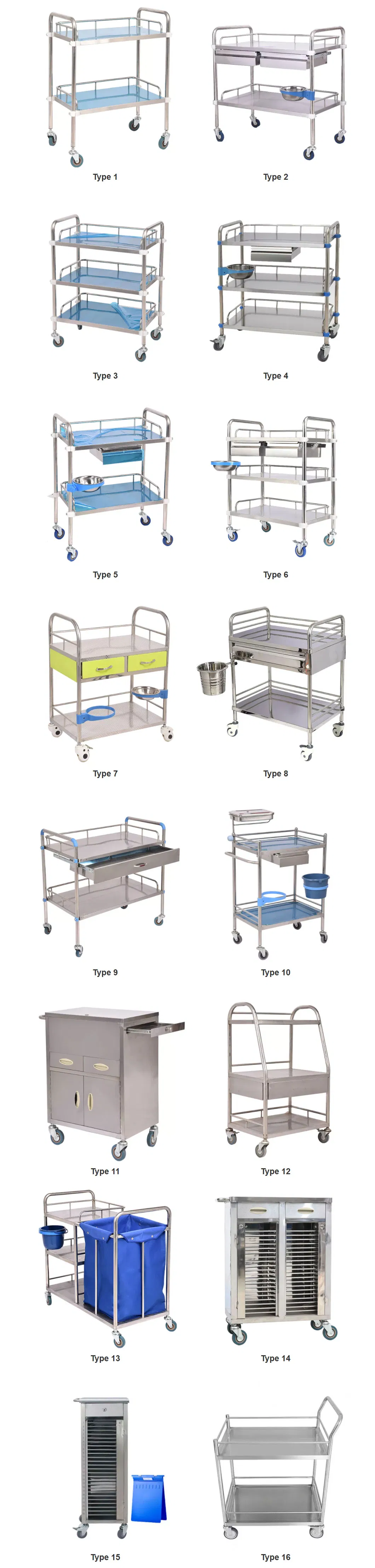 Medical Hospital Dressing Trolley