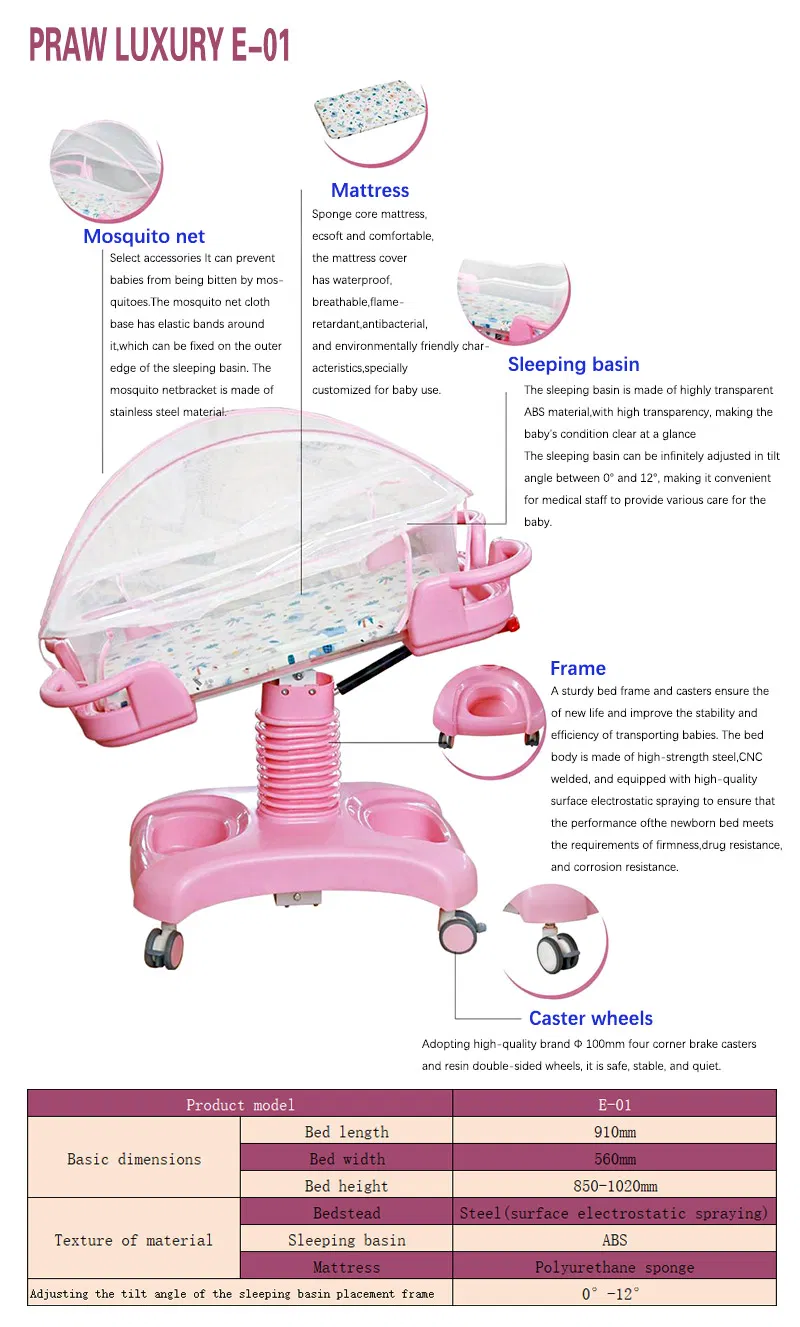 Medical Baby Carriage Infant Bed