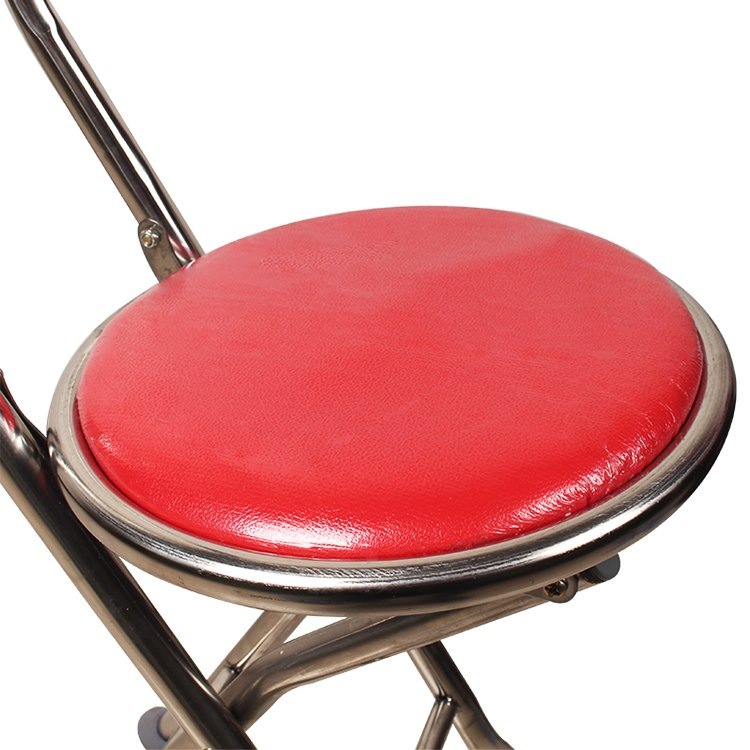 Walking Aid Foldable Adult Rollator Walker Commode Chair