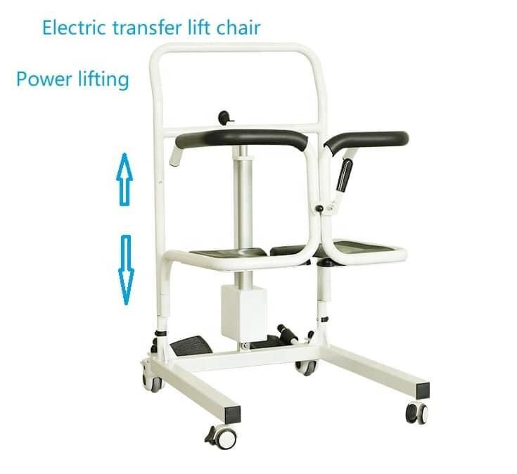 Ksm-207 Popular Design Electric Transfer Commode and Chair Toilet Portable Control Sling New Electric Patient Lift