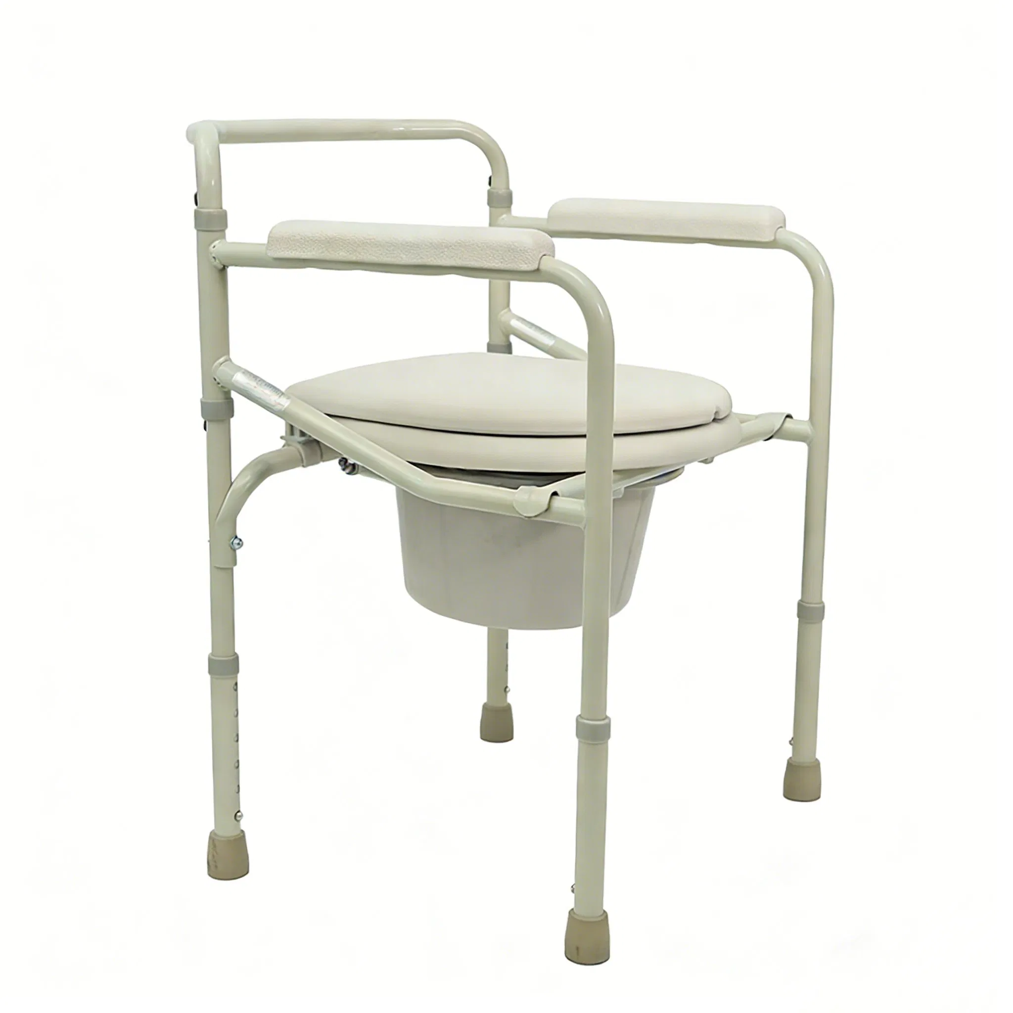 Stable Timely Delivery Rust-Resistant Commode Toilet Chair with ISO for Rehabilitation