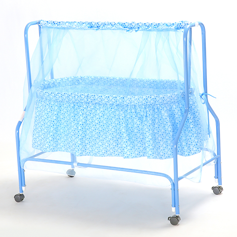 Multifunctional Metal Baby Bed Swing Bassinet Cot Infant Sleeper Portable Baby Kids Cribs