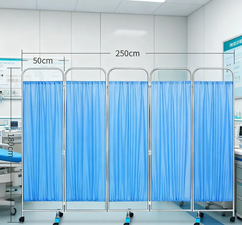 4 Folding Medical Ward Screen Detail 1