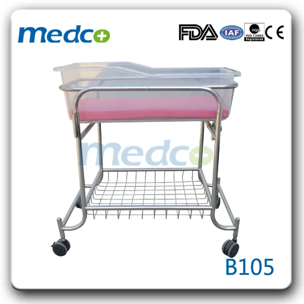 Adjustable Infant Medical Baby Cot Hospital Crib with Ce&ISO Proved