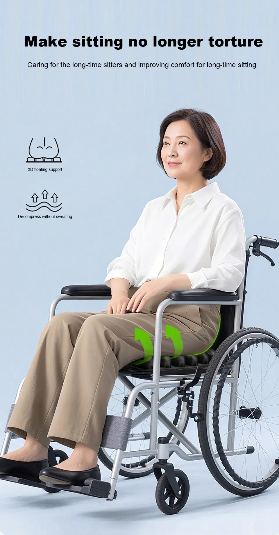 Wheelchair Air Cushion Feature 1