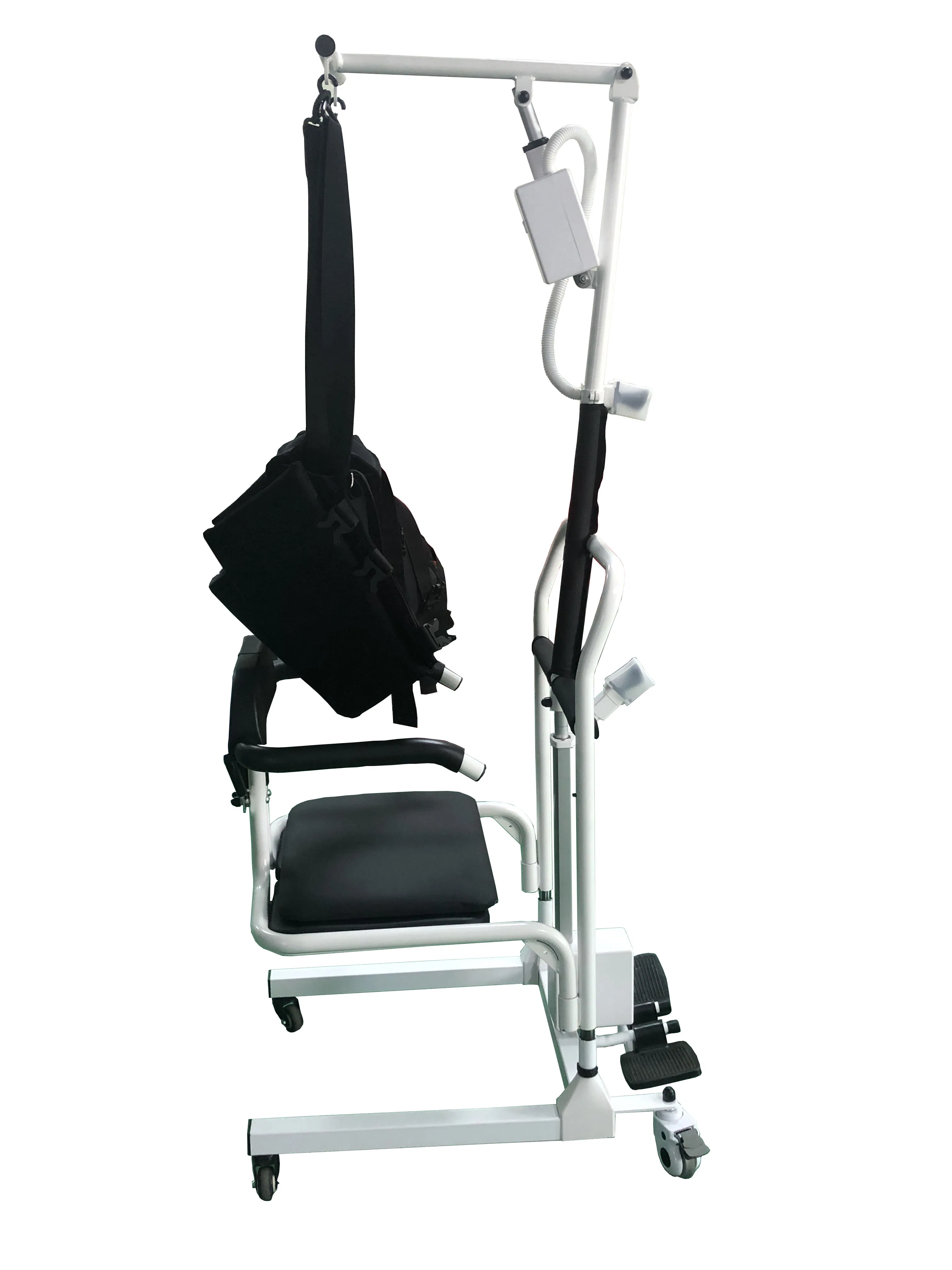 Home Use Aluminium Mobile Sollevatore Patient Folding Electric Patient Lift and Transfer Help The Disabled Toilet and Change