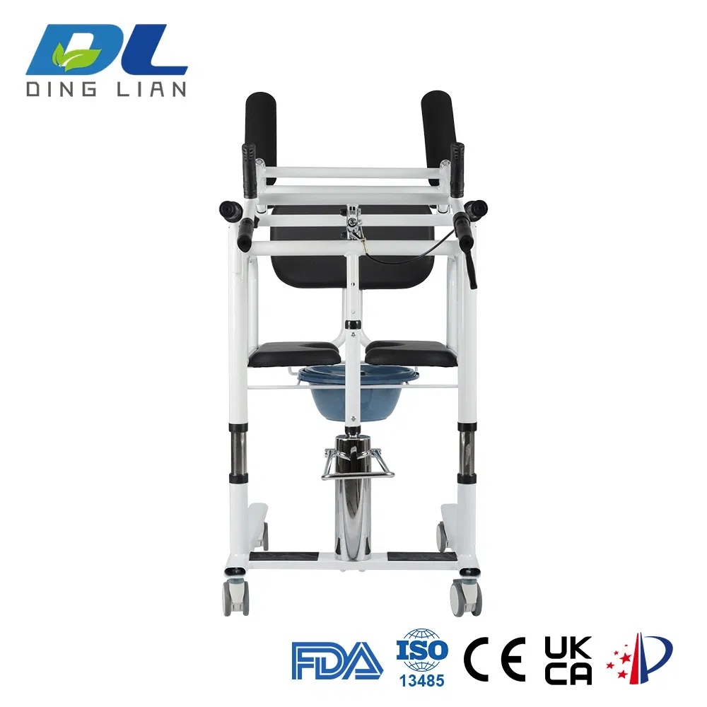 Dl-Wgyw02 Equipment for Elderly Care Hydraulic Patient Commode Transfer Chair Lift