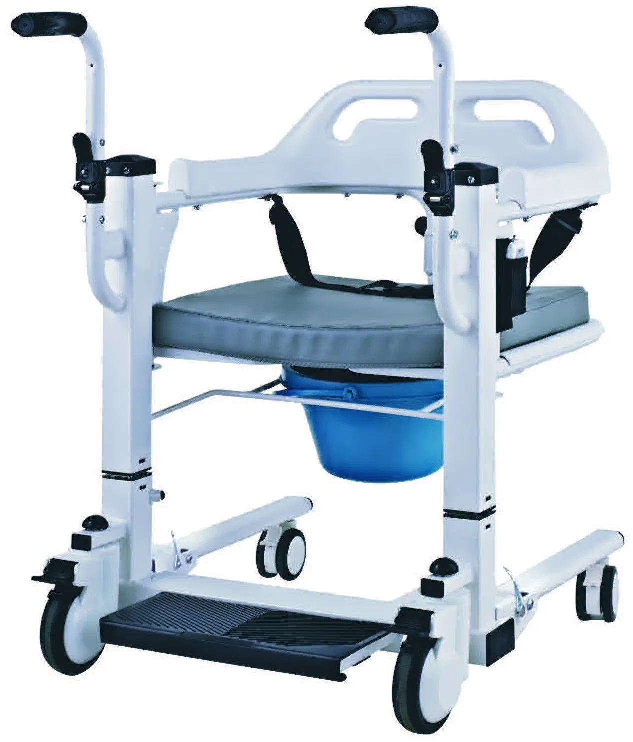 Mobile Patient Lift Transfer Remote Commode Chair