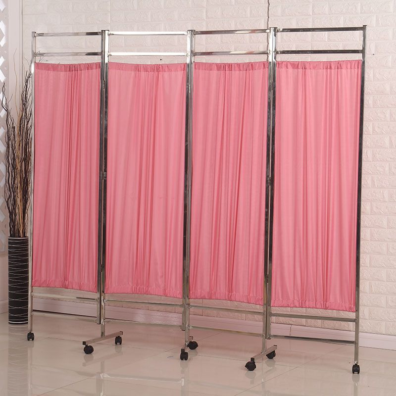Foldable Hospital Furniture Medical Screen Shelter Mobile Privacy Screen Divider