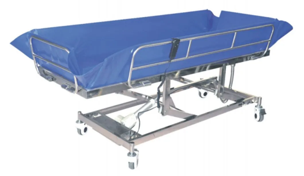 Hospital Stainless Steel Shower Bed