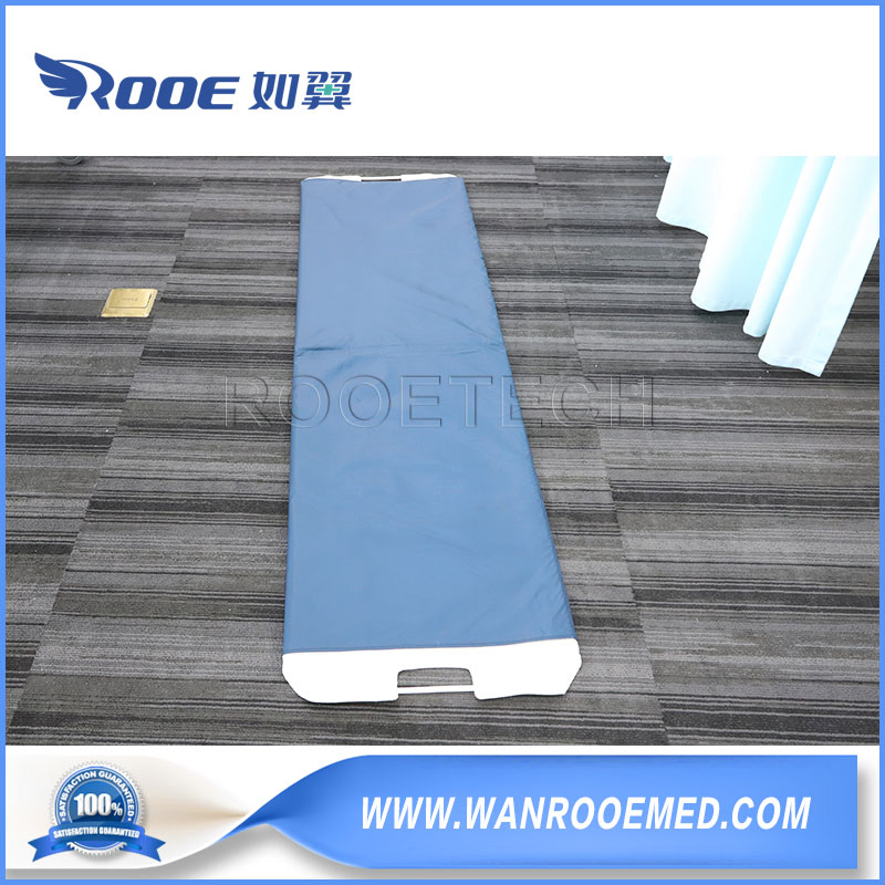 Ea-1f11 Foldable Ward Care Center Patient Transfer Slide Board with Fabric Cover