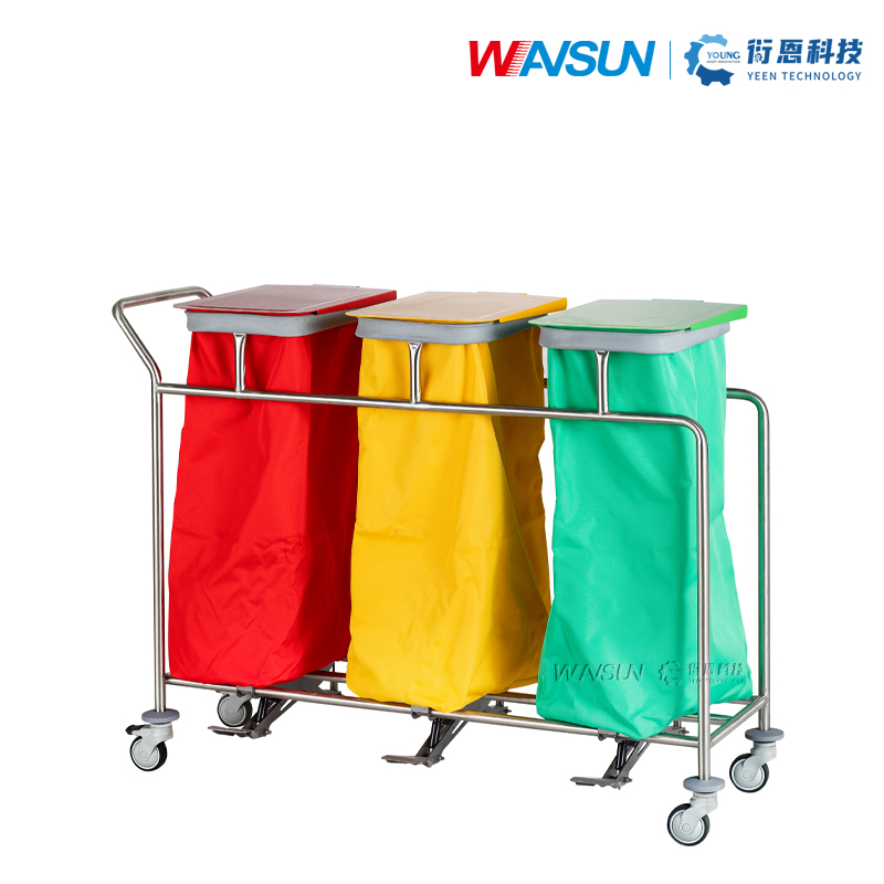 Excellent Quality Universal Caster Dressing Trolley for Clean Dirty Laundry