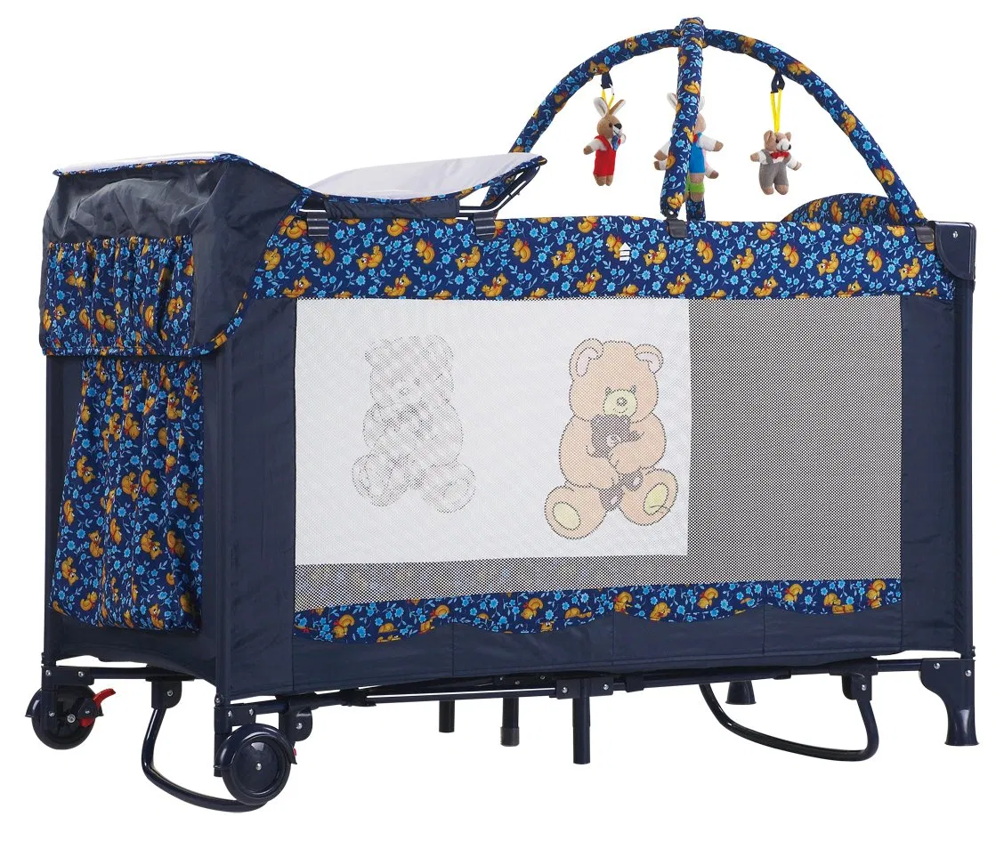 Lightweight Foldable Baby Travel Crib Playpen Portable Infant Travel Cot Crib for Toddler Newborn