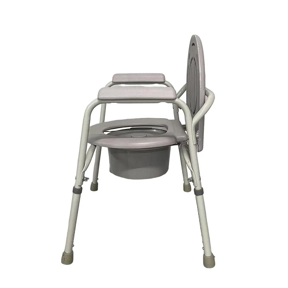 Tilt-in-Space Aluminum Fold Lift Transfer Shower Toilet Sit Lavatory Bath Potty Post-Surgery Recovery Commode Chair for Pregnant Women's/Disabled/Elderly/Adult