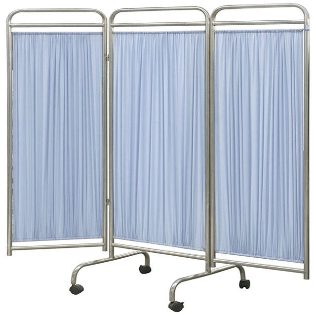 Hospital Stainless Steel 3 Folding Bed Screen Medical Bedroom Divider Foldable Privacy Screens Price