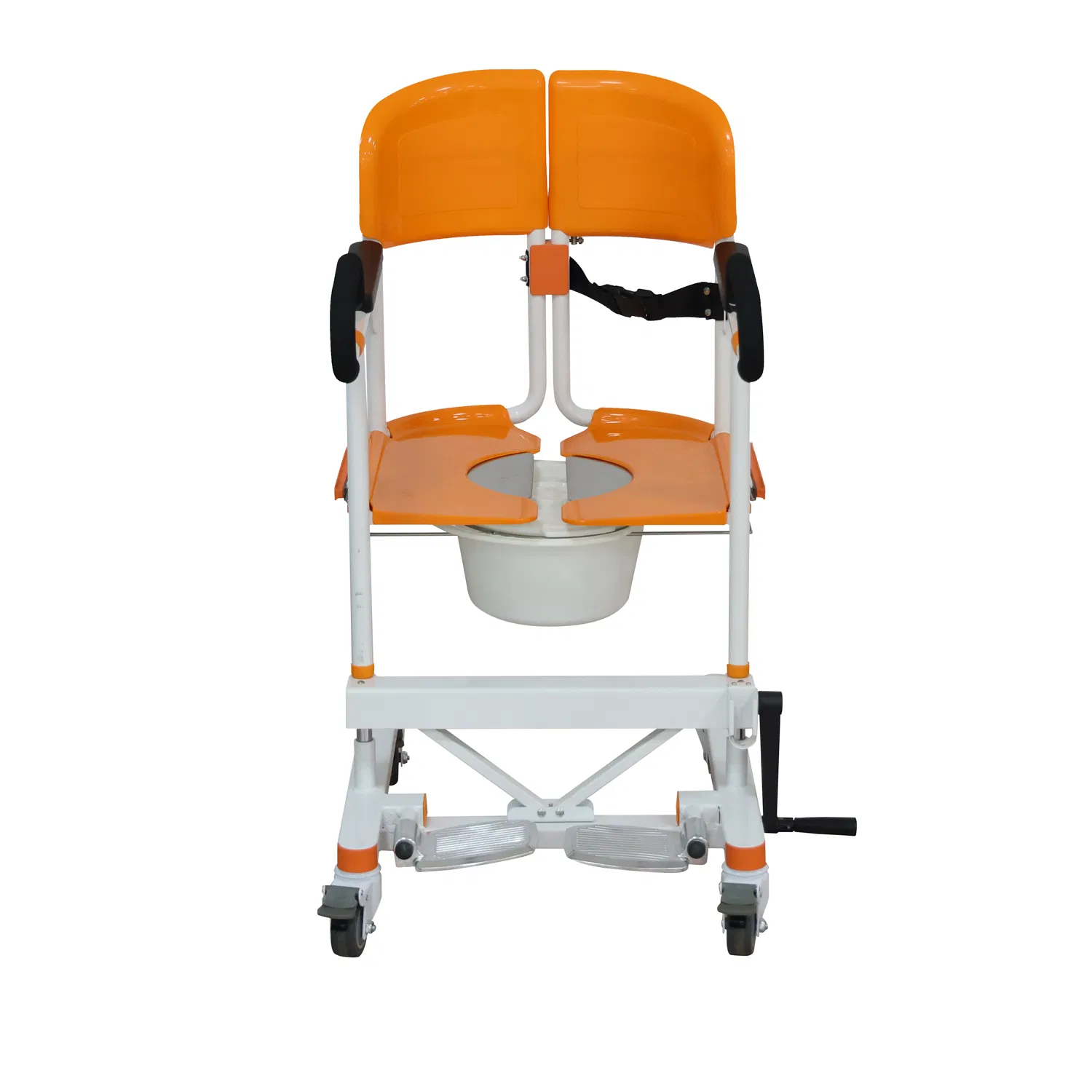 Manufacturer Foshan Wheelchair Multi-Function Manual Transfer Chair with Commode