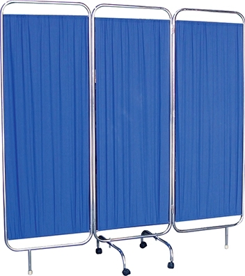 Medical Ward Folding Screen Patient Space-Saving Privacy Solution Four-Fold Ward Screen