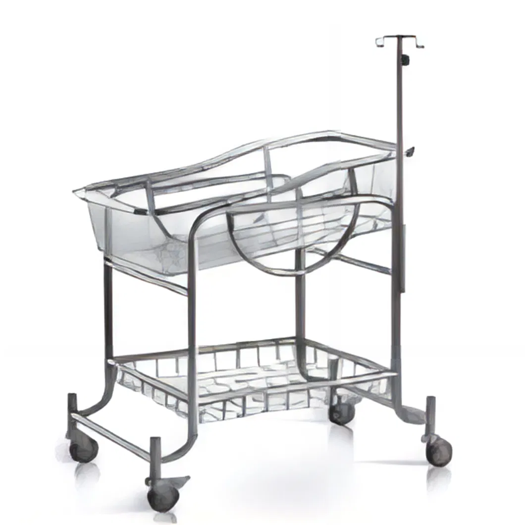 Hbc-04 Stainless Steel Infant Medical Bed Baby Hospital Newborn Pediatric Crib