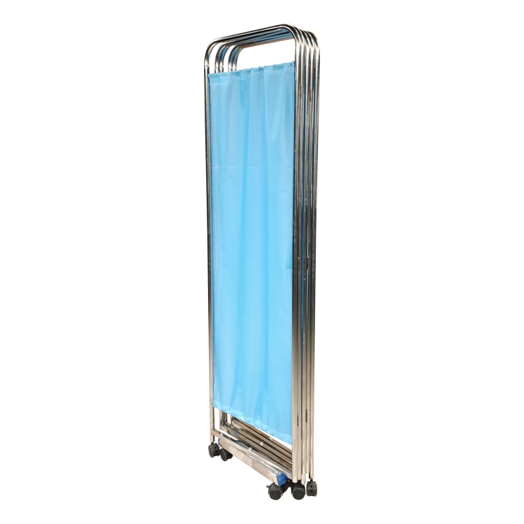 Stainless Steel Frame Hospital Wards Screen Chinese Factory Price Patient Room Divider Privacy Medical Ward