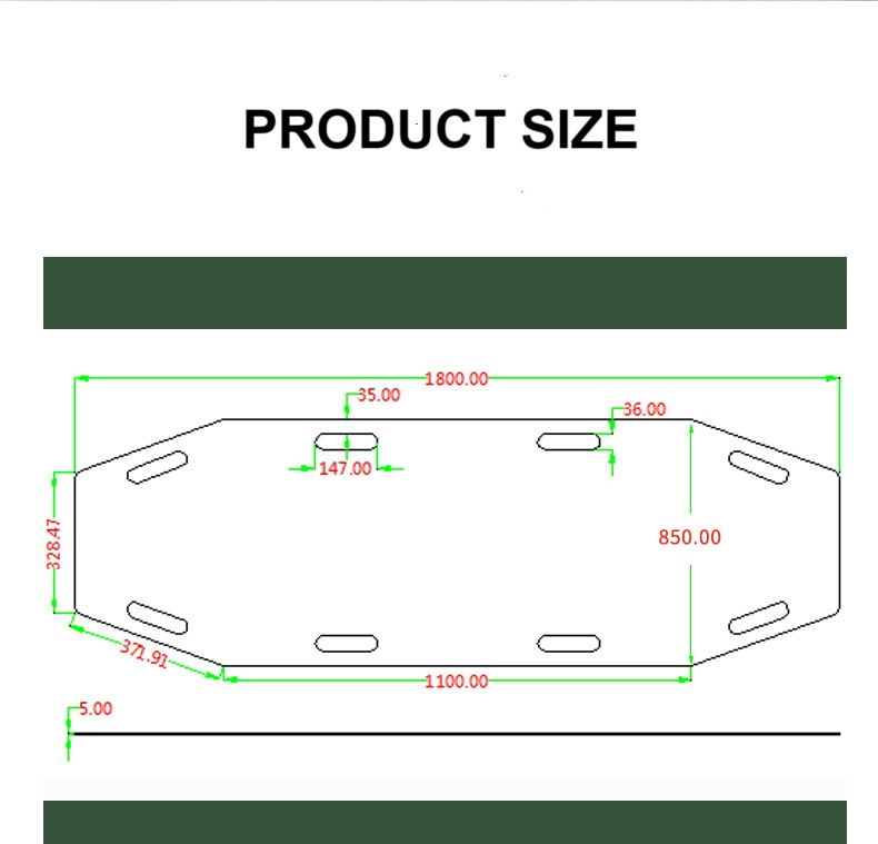Emergcy Easymove Slide Patient Transfer Board Patient Slide Plate for Ward Nursing Equipment