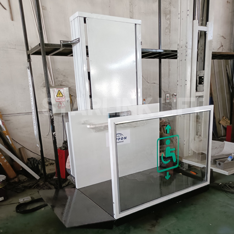 High Quality Hydraulic Vertical Disable Patient People Electric Vertical Wheelchair Lift