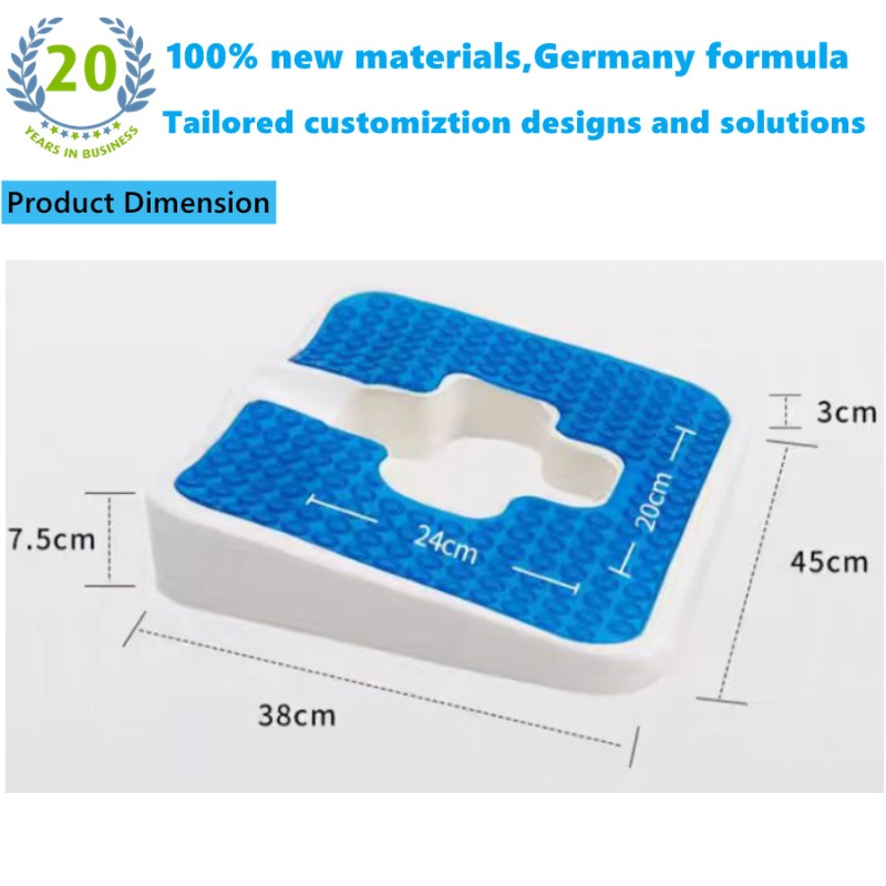 Universal Pressure Sore Relief Wheelchair Cushion Durable Gel Padding for Daily Use Pressure Ulcer Prevention