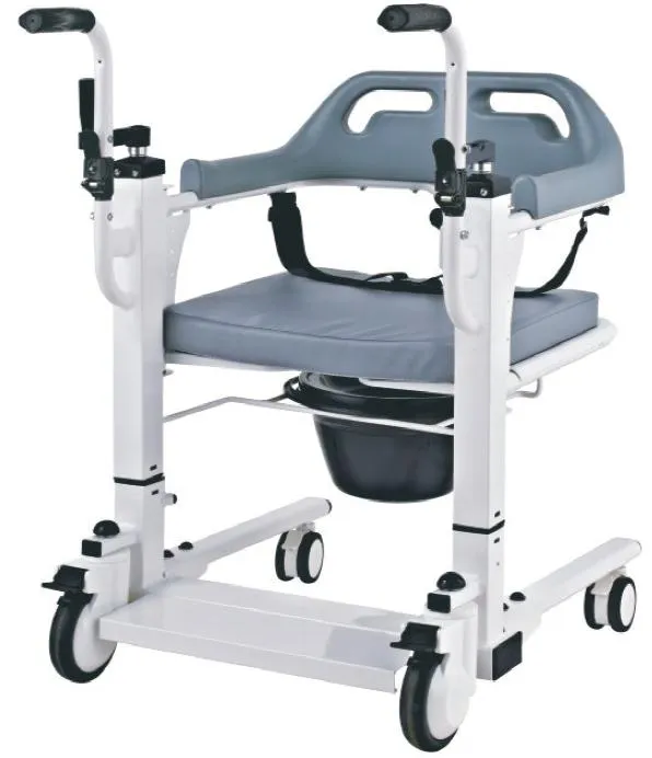 Mobile Patient Lift Transfer Remote Commode Chair
