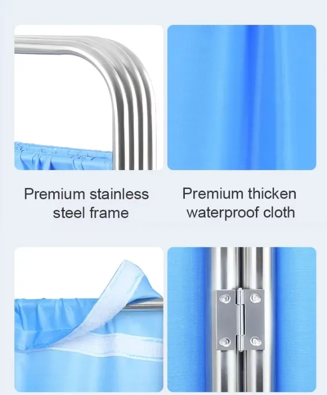 Hospital Screen Foldable Mechanism