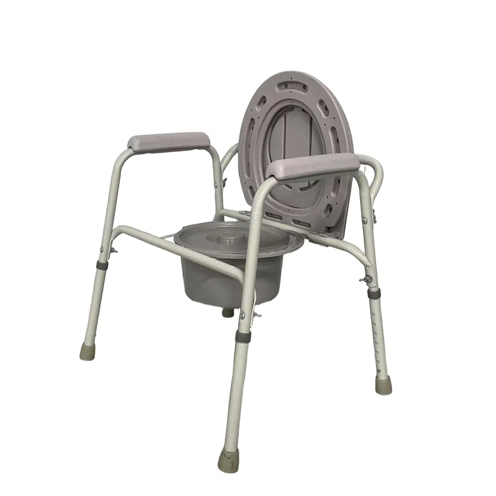 Tilt-in-Space Aluminum Fold Lift Transfer Shower Toilet Sit Lavatory Bath Potty Post-Surgery Recovery Commode Chair for Pregnant Women's/Disabled/Elderly/Adult